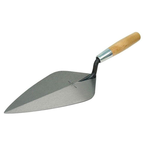 Marshalltown 34 Wide London Pattern Brick Trowel - Wooden Handle 11in Marshalltown - RockBottom Northampton