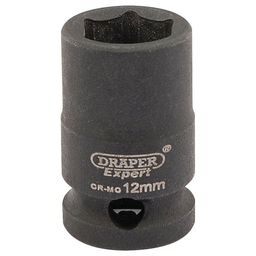 Draper 06871 Draper HI-TORQ® 6 Point Impact Socket, 3/8" Sq. Dr., 12mm