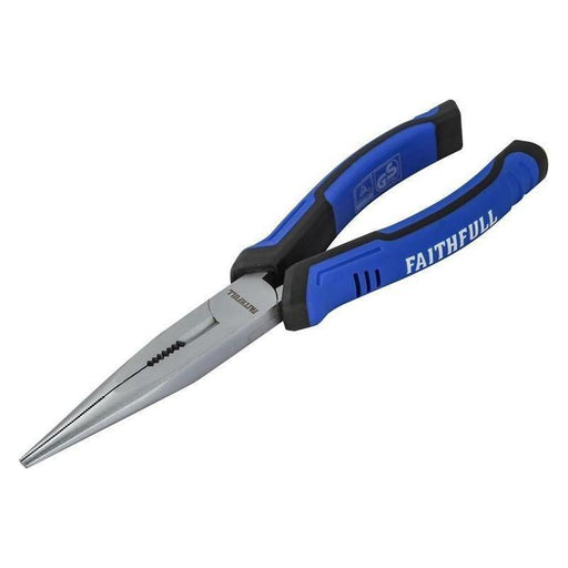 Faithfull Long Nose Pliers 200mm (8in) Faithfull - RockBottom Northampton