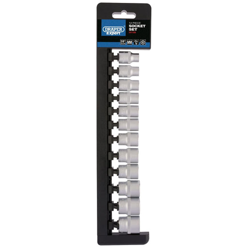 Draper Metric Socket Set, 3/8" Sq. Dr. (12 Piece) 50188 Draper - Town Tools 