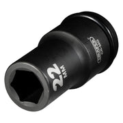 Draper 05054 Draper Hi-TORQ® Deep Impact Socket, 3/4" Sq. Dr., 22mm