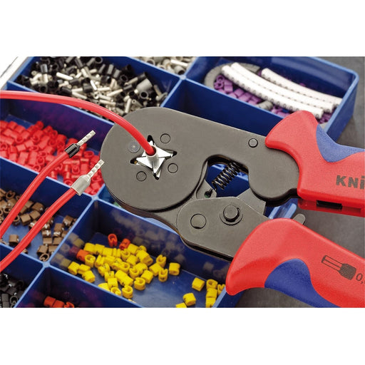 Draper 78433 KNIPEX 97 53 04 SB Self-Adjusting Crimping Pliers,2 x 6 mm&sup2;, 180mm