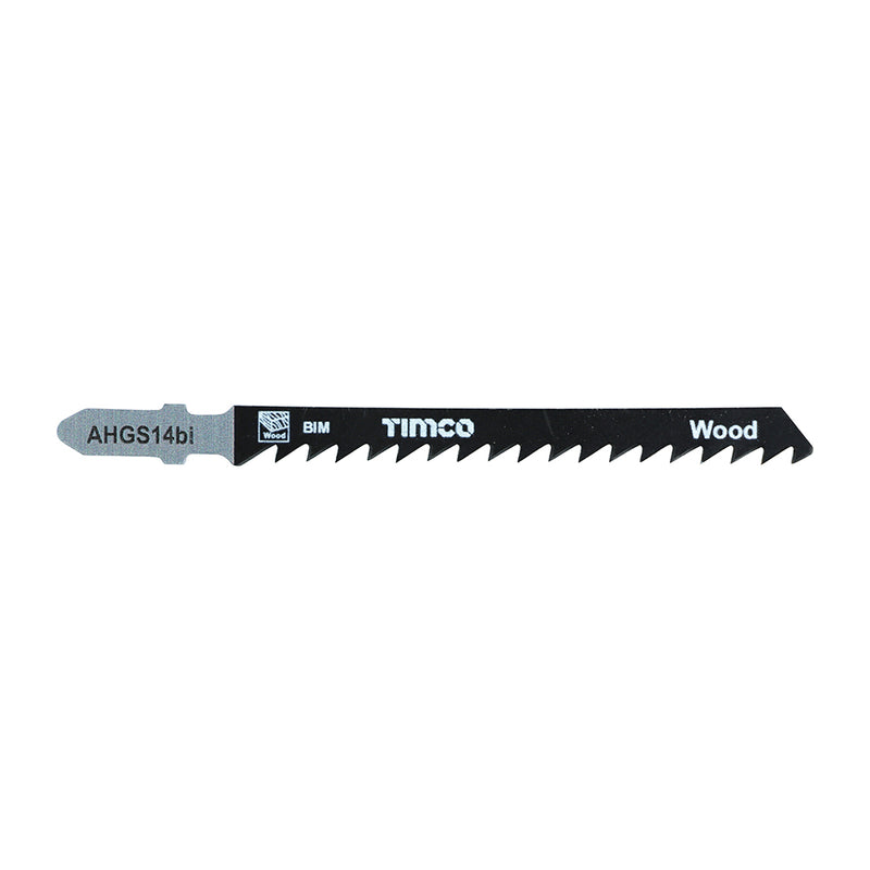 TIMCO Jigsaw Blades Wood Cutting Bi-Metal Blades - T101BF