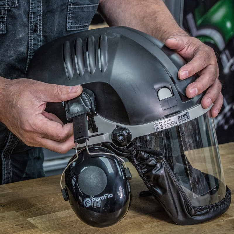 AIR/PRO/D6/E - Airshield Pro bundle with filters and ear defenders