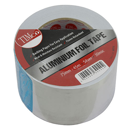 TIMCO Aluminium Foil Tape - 45m x 100mm
