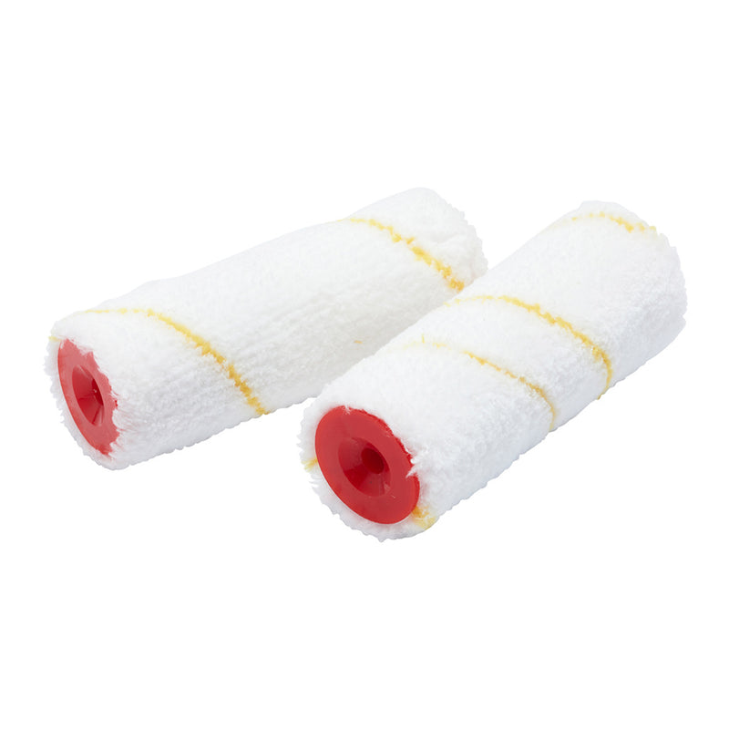ProDec Advance 2pk Jumbo Core Short Pile 4" Microfibre Mini Rollers