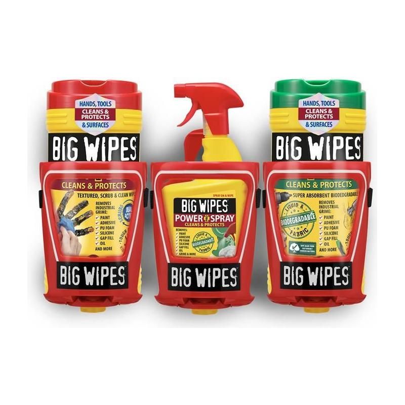 Big Wipes ‘CAGE’ Van/Wall Bracket Big Wipes - RockBottom Northampton