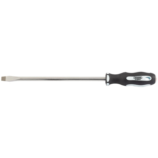 Draper Plain Slot Soft Grip Screwdriver, 10 x 250mm 34981 Draper - Town Tools 