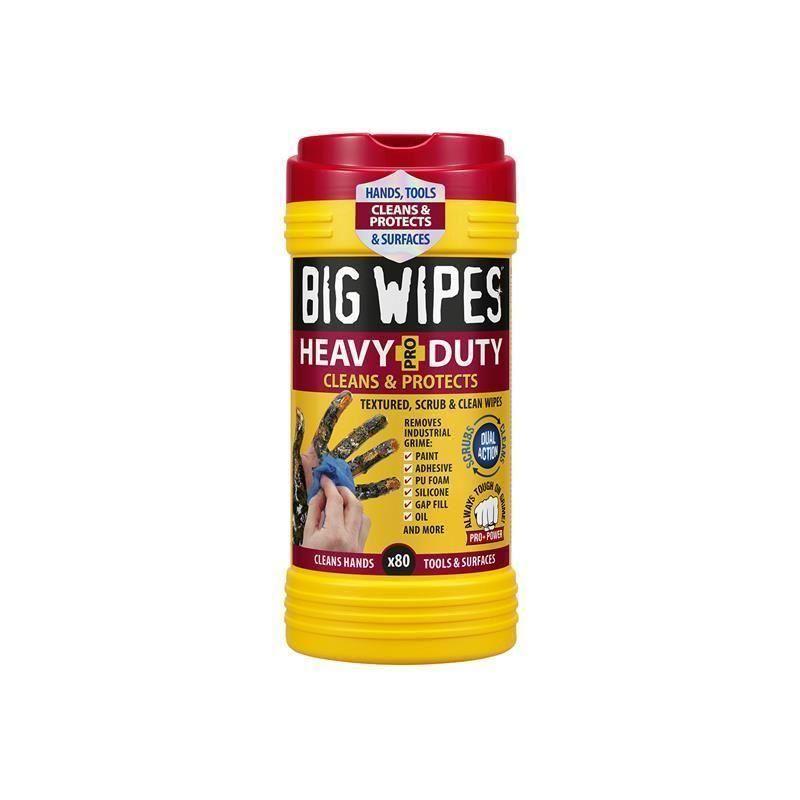 Big Wipes Heavy-Duty Pro+ Antiviral Wipes (Tub 80) Big Wipes - RockBottom Northampton