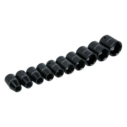 Bluespot Tools 1/2in Metric Impact Socket Set 9-27mm, 10 Piece BlueSpot Tools - RockBottom Northampton