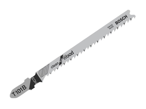 Bosch Powertool Accessories T 101 B Clean for Wood Jigsaw Blade 100mm Pack of 5 Bosch Powertool Accessories - RockBottom Northampton