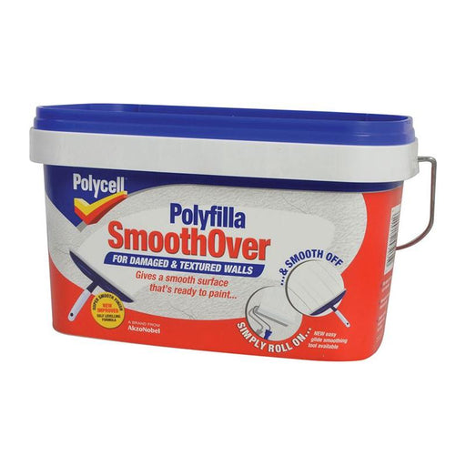 Polycell SmoothOver Damaged / Textured Walls 2.5 litre Polycell - RockBottom Nothampton