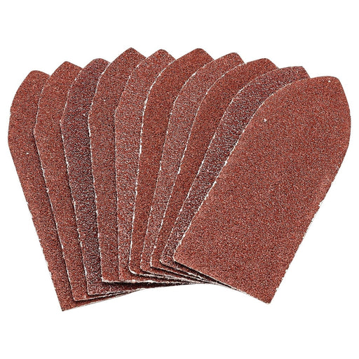 Draper 99260 Hook and Loop Aluminium Oxide Sanding Sheets, 32 x 92mm, 60 Grit (Pack of 10)