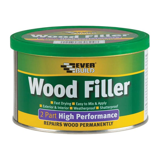 Everbuild Sika 2-Part High-Performance Wood Filler Light Stainable 1.4kg Everbuild Sika - RockBottom Northamptin
