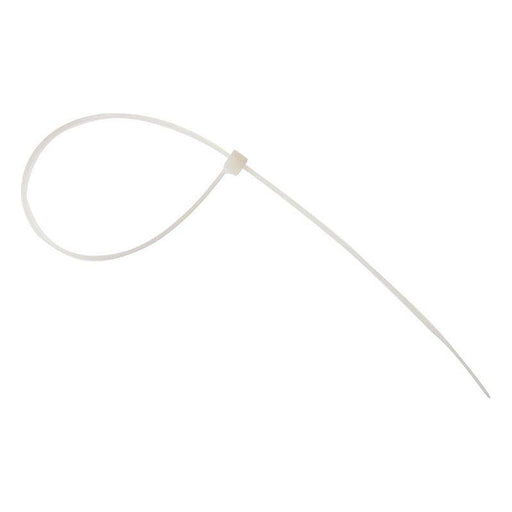 Forgefix Cable Tie Natural/Clear 4.8 x 368mm (Bag 100) ForgeFix - RockBottom Northampton