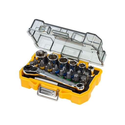 Dewalt Power Tools DT71516 Socket & Screwdriving Set, 24 Piece DeWALT Power Tools - RockBottom Northampton