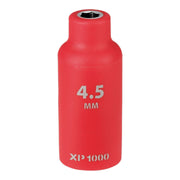 Draper XP1000 VDE Socket, 1/4" Sq. Dr., 4.5mm Draper - Town Tools