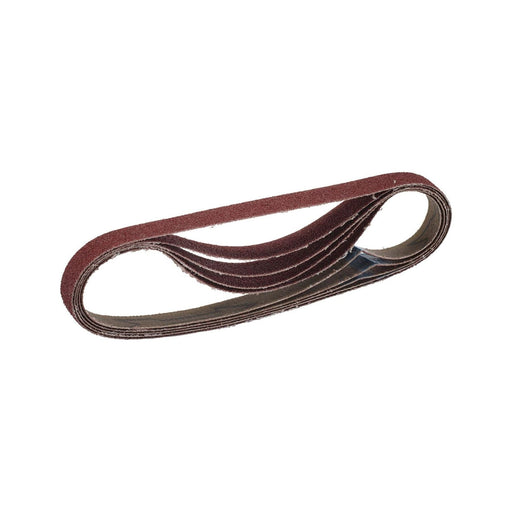 Draper 08689 Cloth Sanding Belt, 13 x 457mm, 80 Grit (Pack of 5)