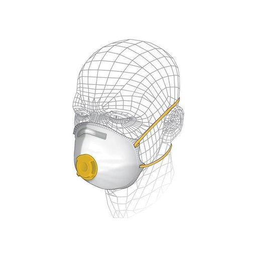 Vitrex Premium Valved Power Tool & MDF Respirator P2 Vitrex - RockBottom Northampton