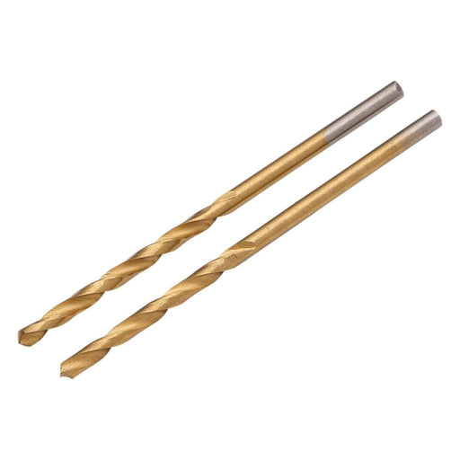 Draper 08861 HSS Titanium Nitride Coated Drill Bit, 2.5 x 57mm (Pack of 2)