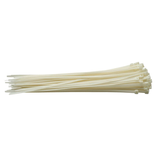 Draper 70404 Cable Ties, 7.6 x 400mm, White (Pack of 100)