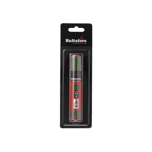 Hultafors Dry Marker Refill Green (10) Blister Pack Hultafors - RockBottom Northampton