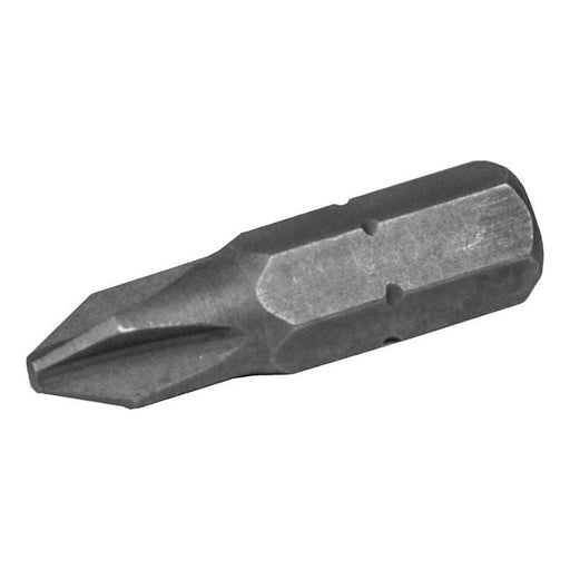 Faithfull Phillips S2 Grade Steel Screwdriver Bits PH1 x 25mm (Pack 3) Faithfull - RockBottom Northampton