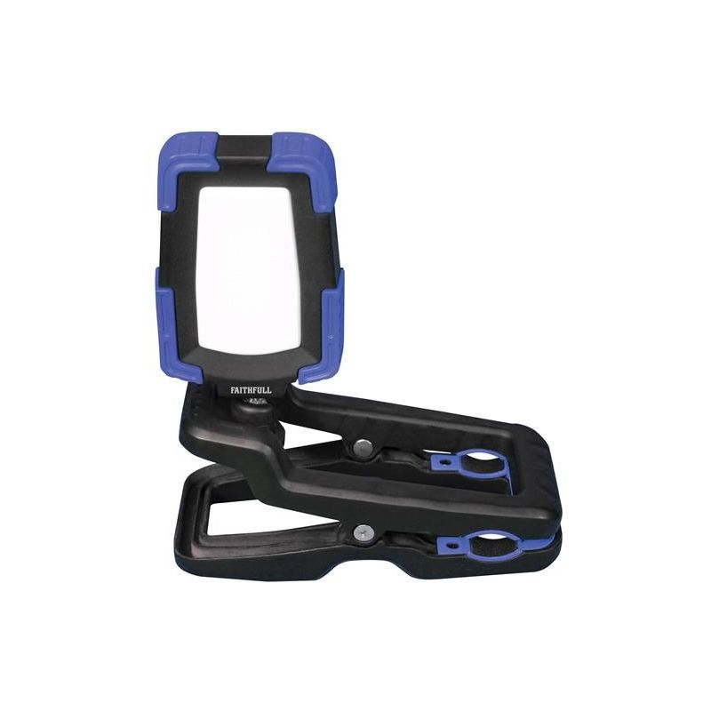 Faithfull Power Plus Rechargeable Clip Light 10W Faithfull Power Plus - RockBottom Northampton