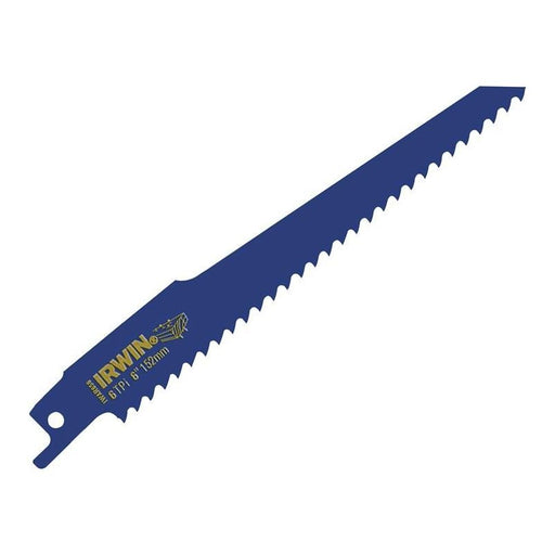 Irwin® 656R Sabre Saw Blade Nail Embedded Wood Cutting 150mm Pack of 5 IRWIN® - RockBottom Northampton