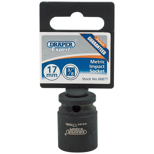 Draper 06877 Draper HI-TORQ® 6 Point Impact Socket, 3/8" Sq. Dr., 17mm