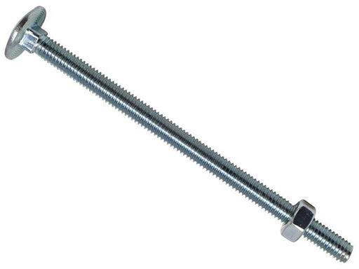 METALMATE Cup Square Hex Bolt & Nut ZP M6 x 100mm Box 25 METALMATE� - RockBottom Northampton