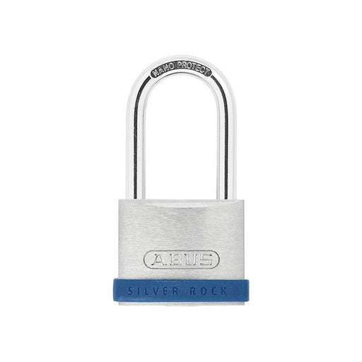 Abus Mechanical 40mm Silver Rock™ 5 Padlock Long Shackle 40mm Keyed Alike ABUS Mechanical - RockBottom Northampton 