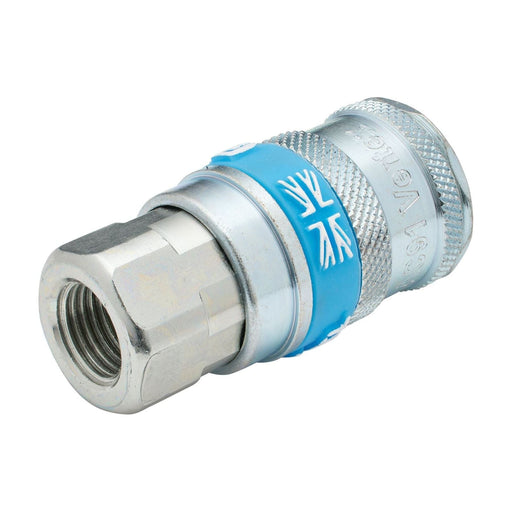 Draper 1/4" BSP Taper Female Thread Vertex Air Coupling (Sold Loose) Draper - Town Tools