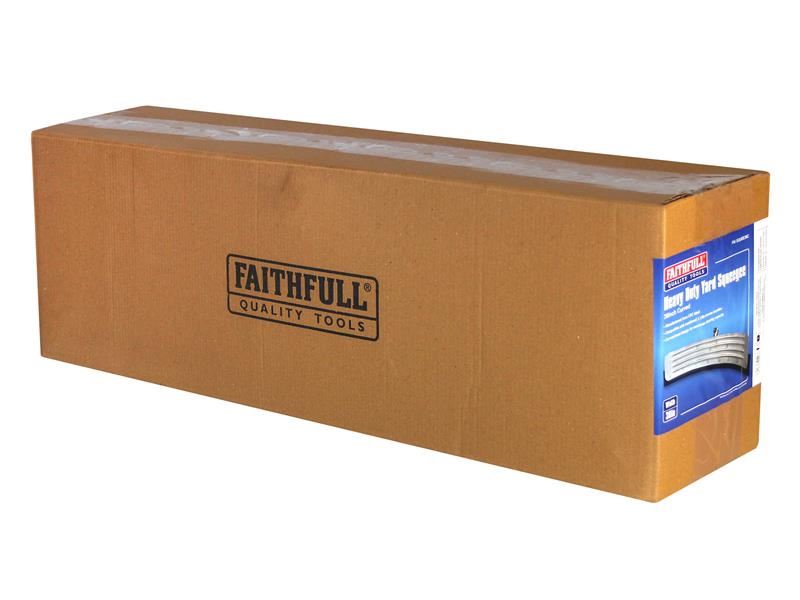 Faithfull Heavy-Duty Curved Yard Squeegee 30in (762mm) Faithfull - RockBottom Northampton