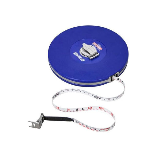 Faithfull Rounded Long Tape 50m/165ft (Width 13mm) Faithfull - RockBottom Northampton