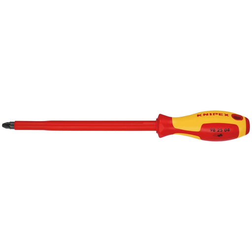 Draper 76808 KNIPEX 98 25 04 VDE Insulated  Pozidriv® Screwdriver, PZ4 x 200mm