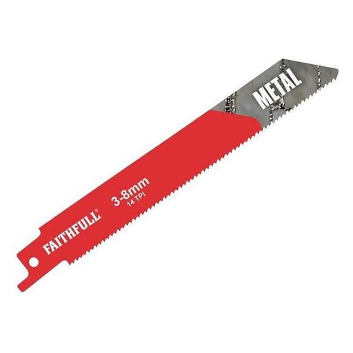 Faithfull S922BF Sabre Saw Blade Metal 150mm 14 TPI (Pack of 5) Faithfull - RockBottom Northampton