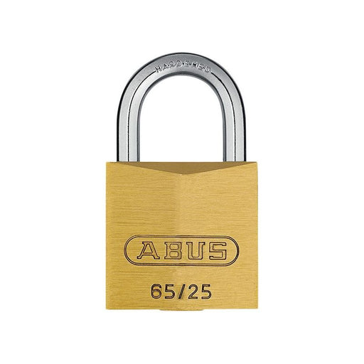 Abus Mechanical 65/25mm Brass Padlock Carded ABUS Mechanical - RockBottom Northampton 