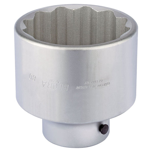 Draper 67400 Elora Bi-Hexagon Socket, 1" Sq. Dr., 80mm