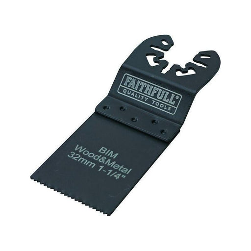 Faithfull Bi-Metal Flush Cut Wood/Metal Blade 32mm Faithfull - RockBottom Northampton