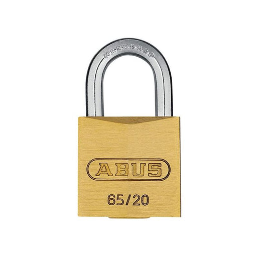 Abus Mechanical 65/20mm Brass Padlock Keyed Alike 6203 ABUS Mechanical - RockBottom Northampton 