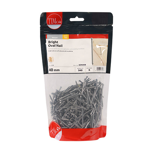 TIMCO Oval Nails Bright - 100mm