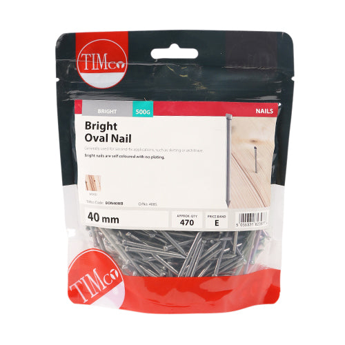 TIMCO Oval Nails Bright - 100mm