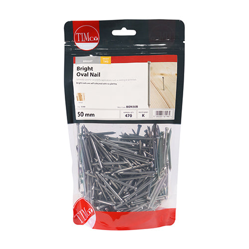 TIMCO Oval Nails Bright - 100mm