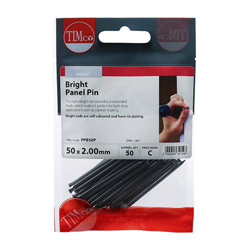 TIMCO Panel Pins Bright — Trade Pack
