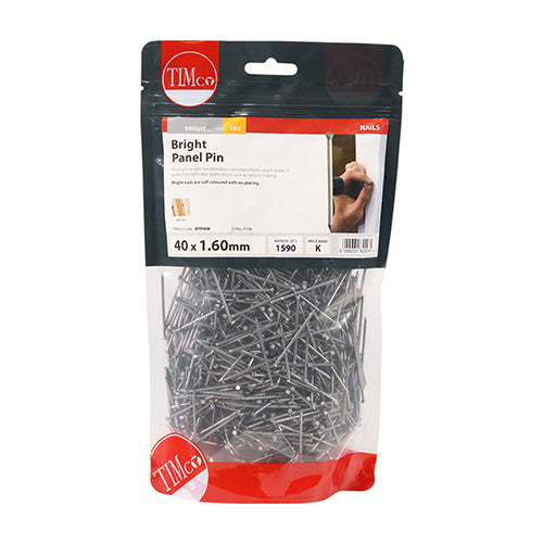 TIMCO Panel Pins Bright