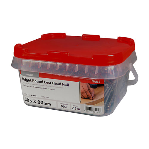 TIMCO Round Lost Head Nails Bright