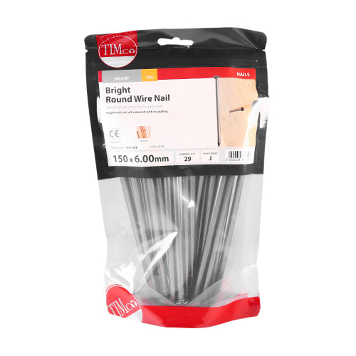 TIMCO Round Wire Nails Bright