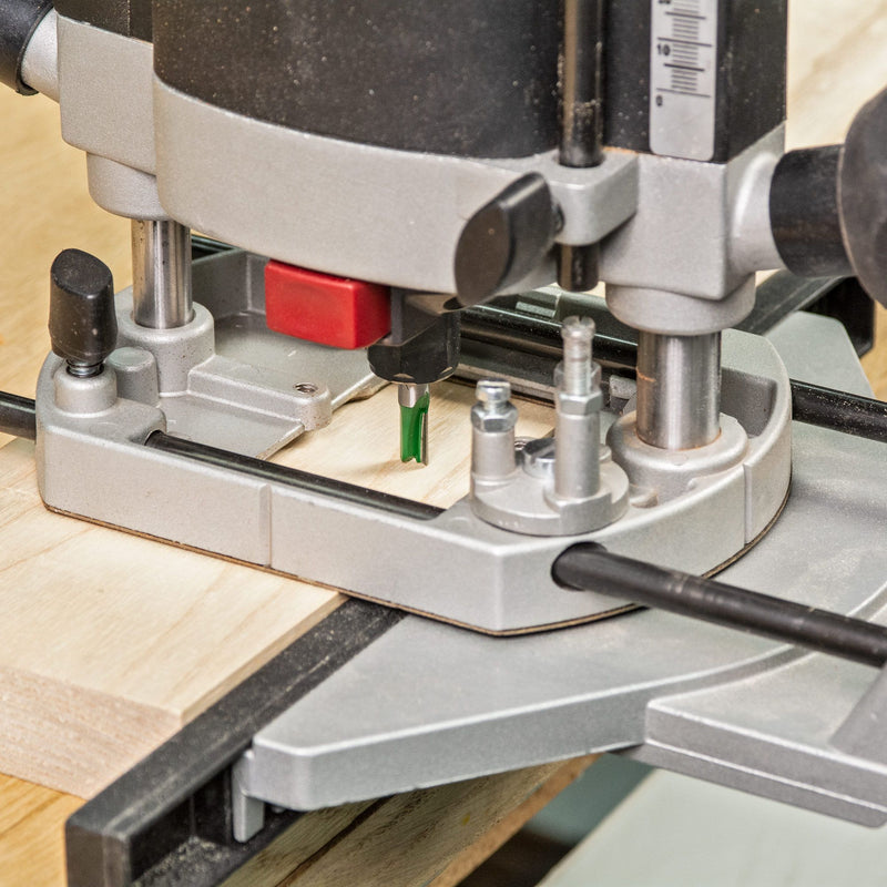 C004AX1/4TC - Trend CraftPro 1/4in Shank Two Flute Straight Router Cutter Bit Ref: 5.5mm dia x 19mm cut depth