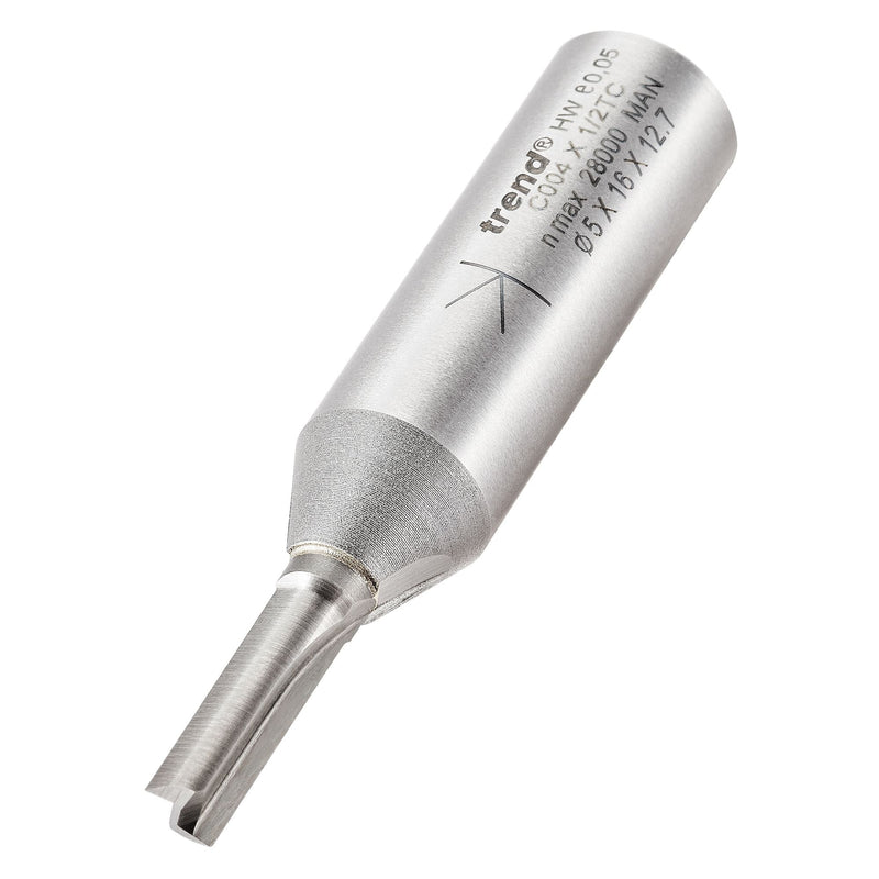 C004X1/2TC - Two Flute Cutter 5mm diameter